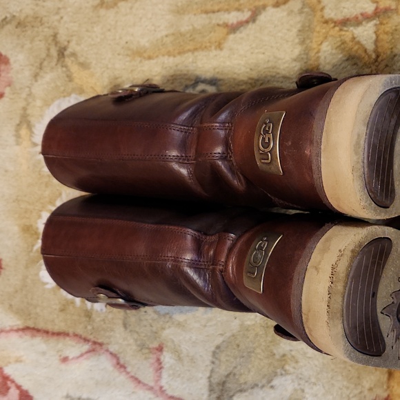 UGG Kensington boot, brown leather, size 8 - Picture 7 of 12